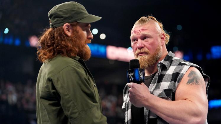 Sami Zayn & Brock Lesnar