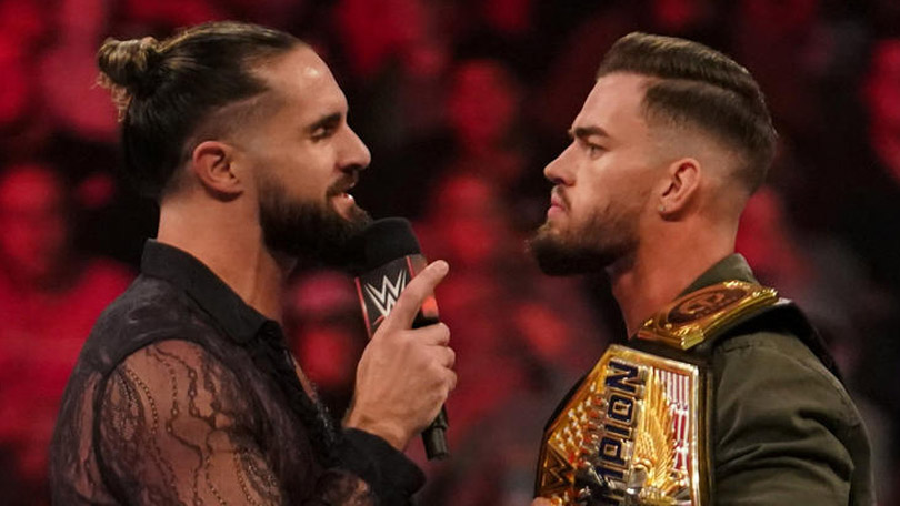 Seth Rollins vs. Austin Theory