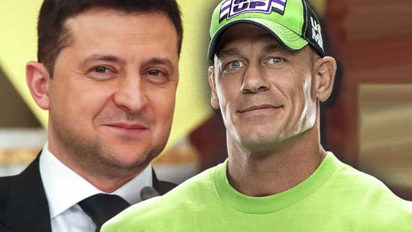 Volodymyr Zelenskyy & John Cena