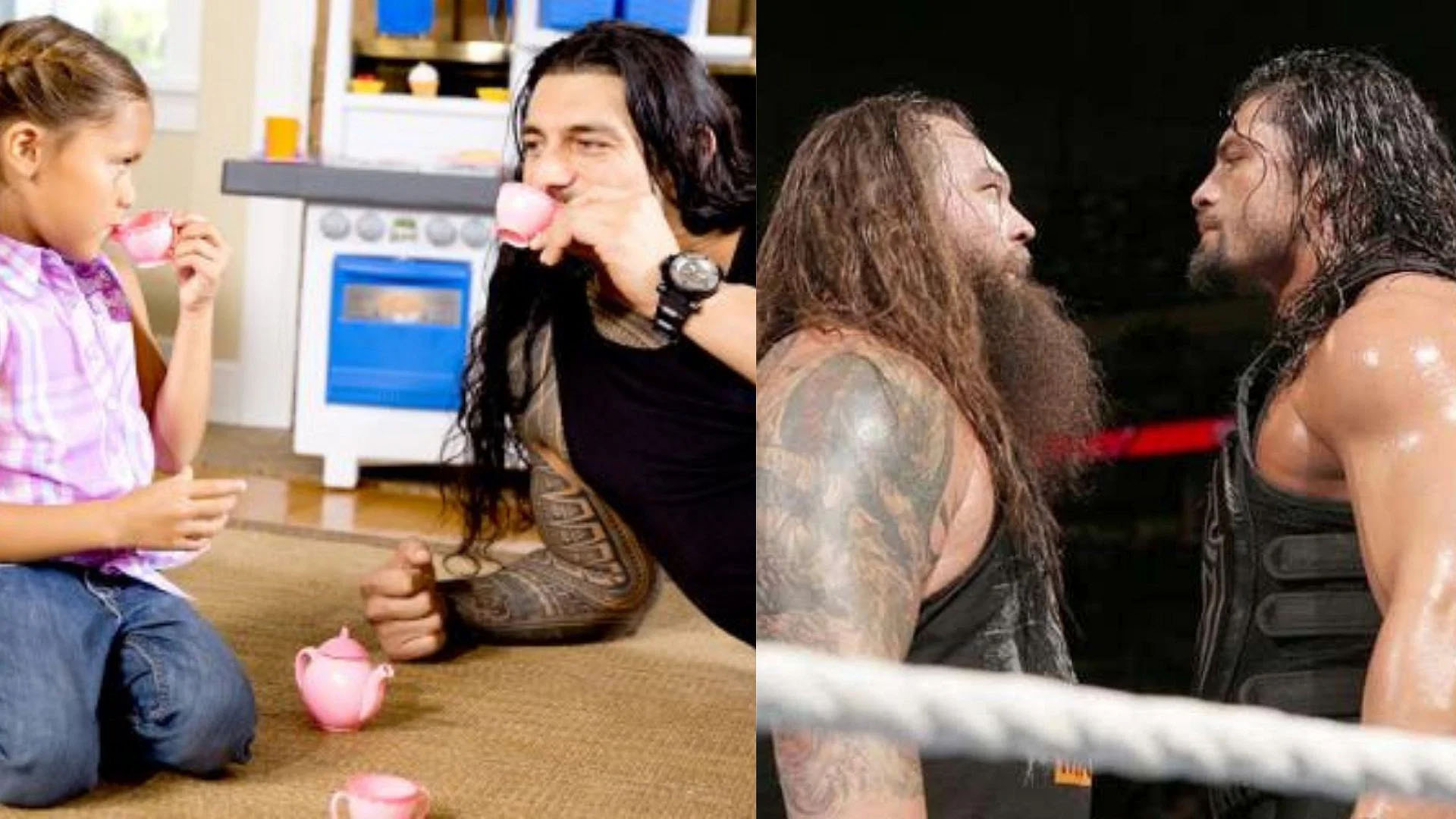 Joelle, Roman Reigns & Bray Wyatt
