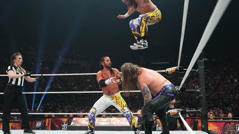 The Young Bucks vs. Chris Jericho