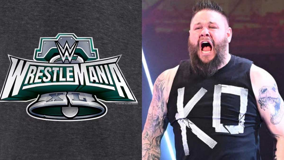 Logo WrestleManie 40 & Kevin Owens