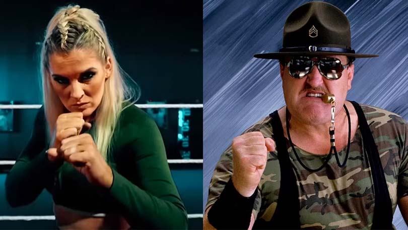Lacey Evans & Sgt. Slaughter