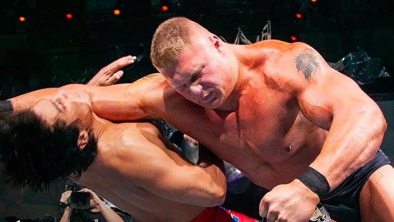 Paul London vs. Brock Lesnar