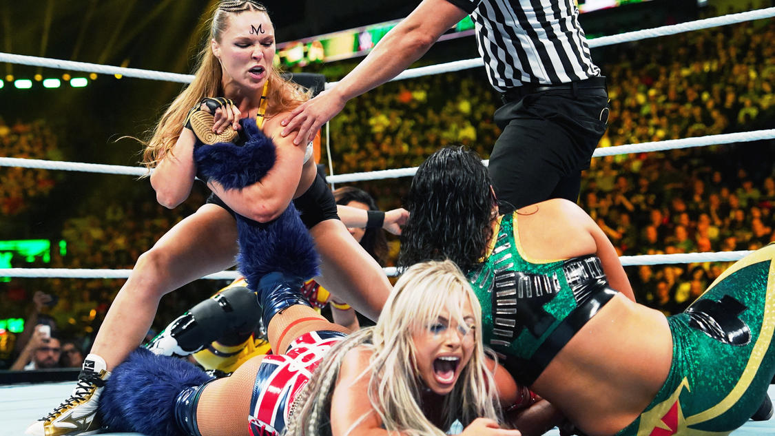 Ronda Rousey, Liv Morgan & Shayna Baszler