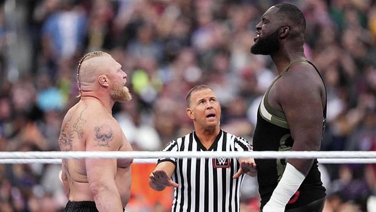 Brock Lesnar vs. Omos