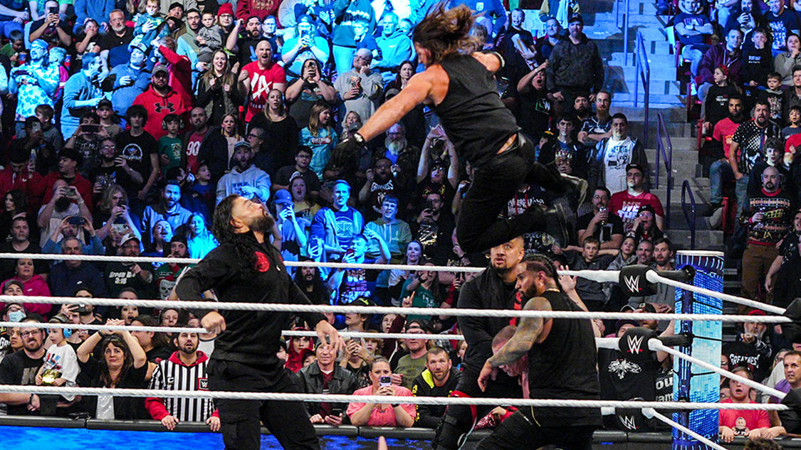 AJ Styles vs. The Bloodline