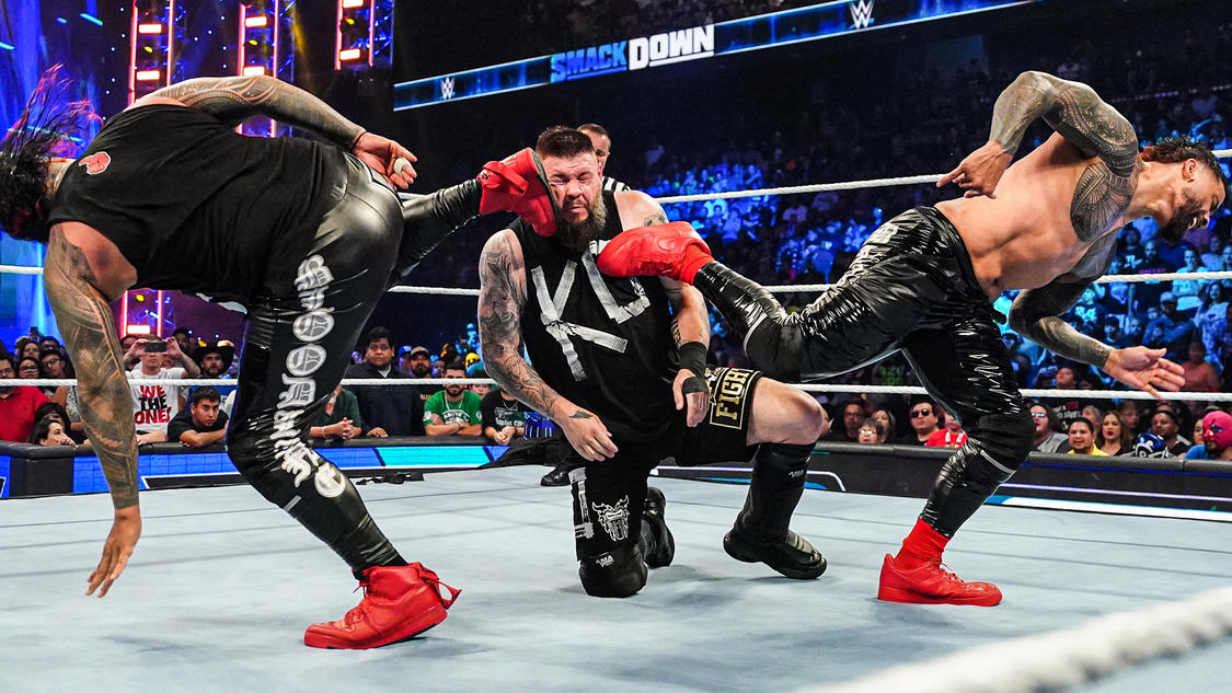 The Usos vs. Kevin Owens