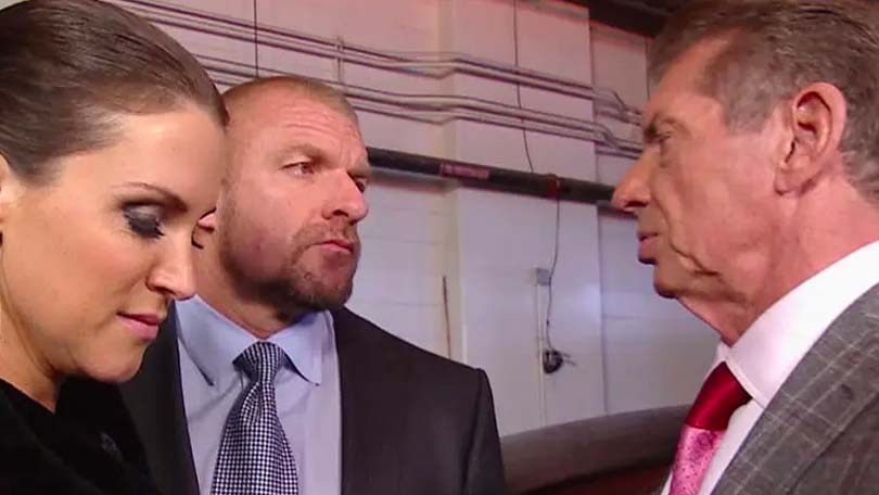 Stephanie McMahon, Triple H & Vince McMahon