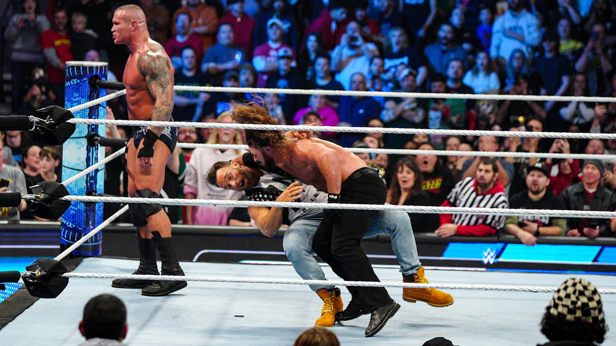 Randy Orton, LA Knight & AJ Styles