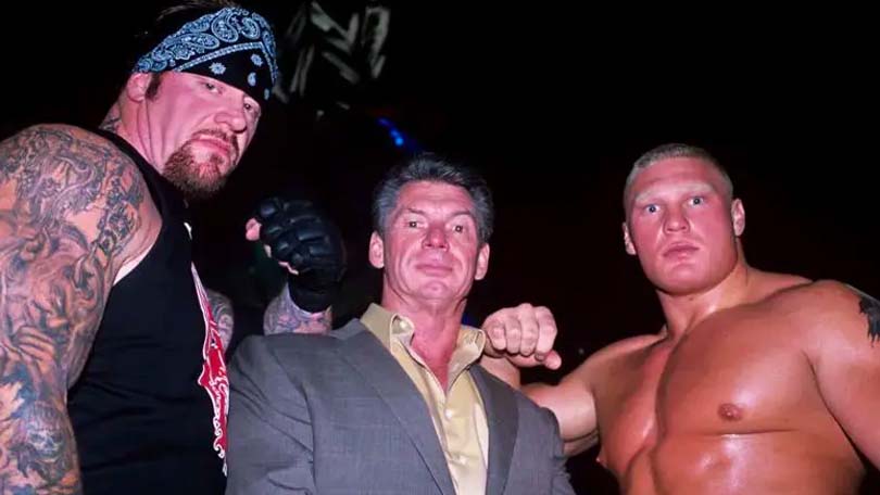 Undertaker, Vince McMahon & Brock Lesnar