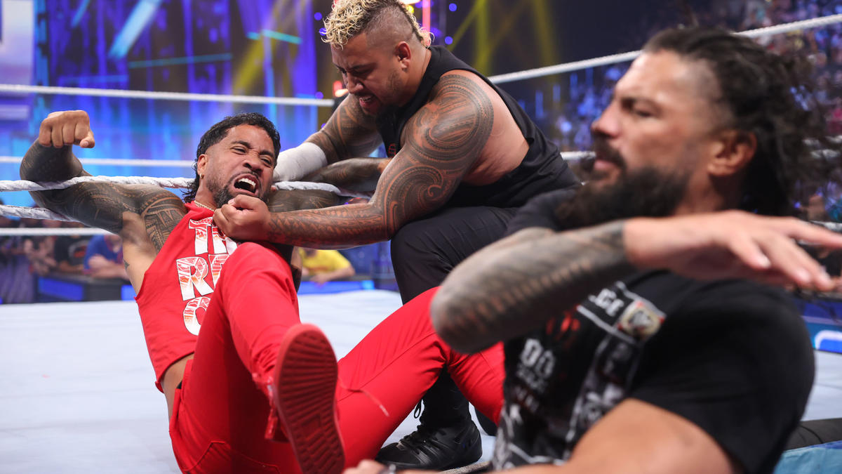 Jey Uso, Solo Sikoa & Roman Reigns