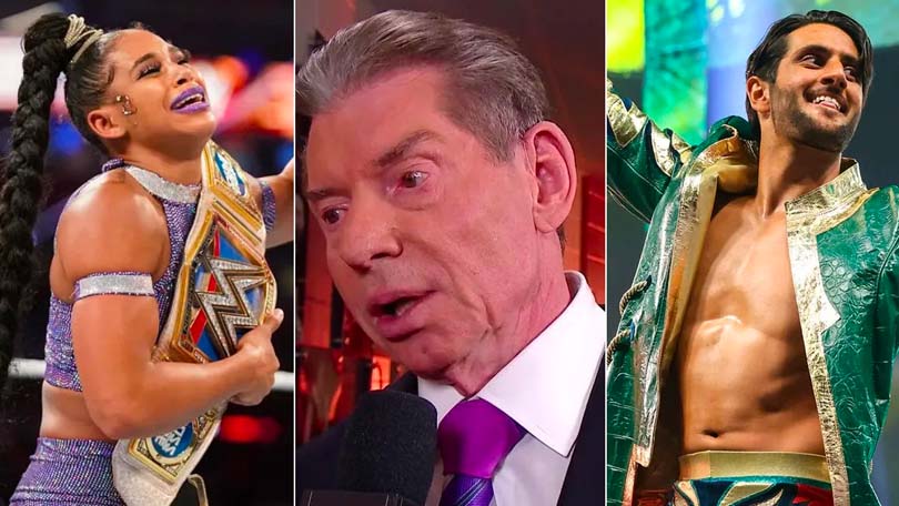 Bianca Belair, Vince McMahon & Mansoor