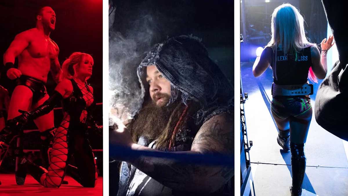 Karrion Kross, Scarlett, Bray Wyatt & Liv Morgan