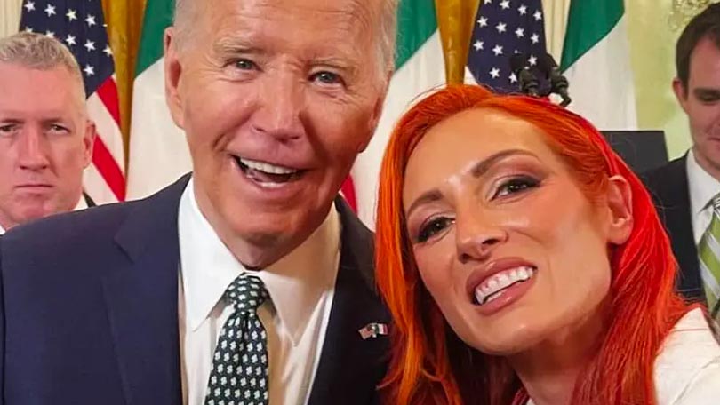 Prezident Joe Biden & Becky Lynch