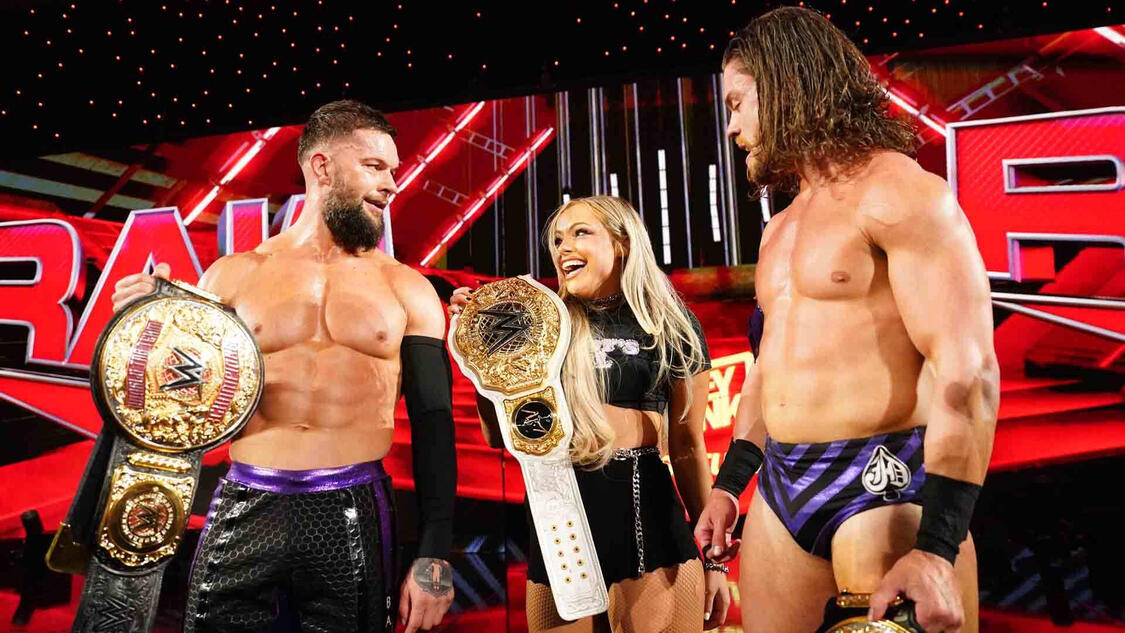 Finn Bálor, Liv Morgan & JD McDonagh