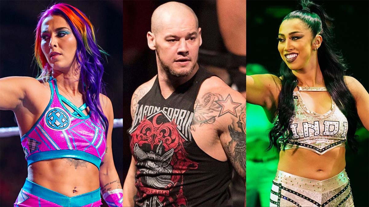 Tegan Nox, Baron Corbin & Indi Hartwell