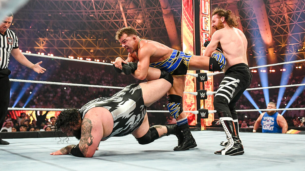 Bronson Reed vs. Chad Gable vs. Sami Zayn
