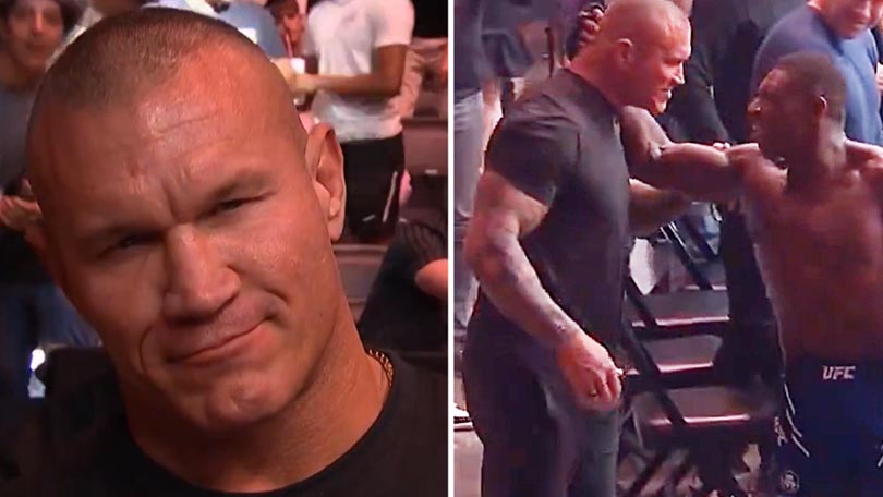 UFC fighter po svém vítězství šel obejmout Randyho Ortona