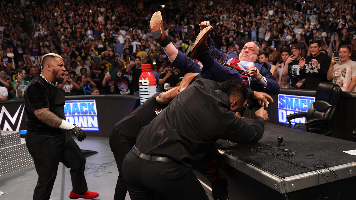 The Bloodline vs. Paul Heyman