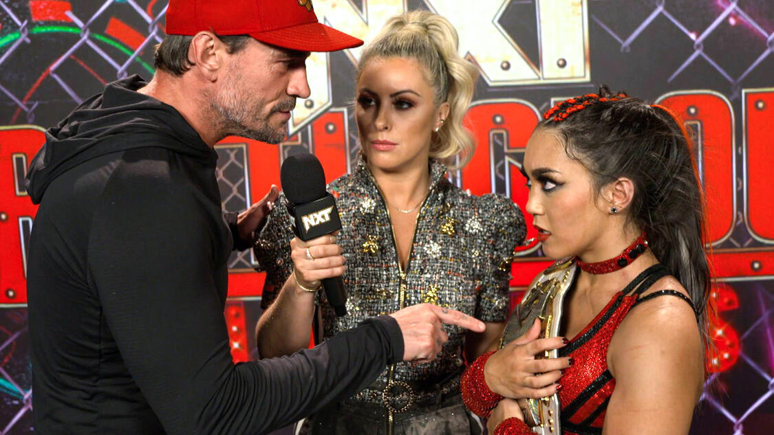 CM Punk & Roxanne Perez
