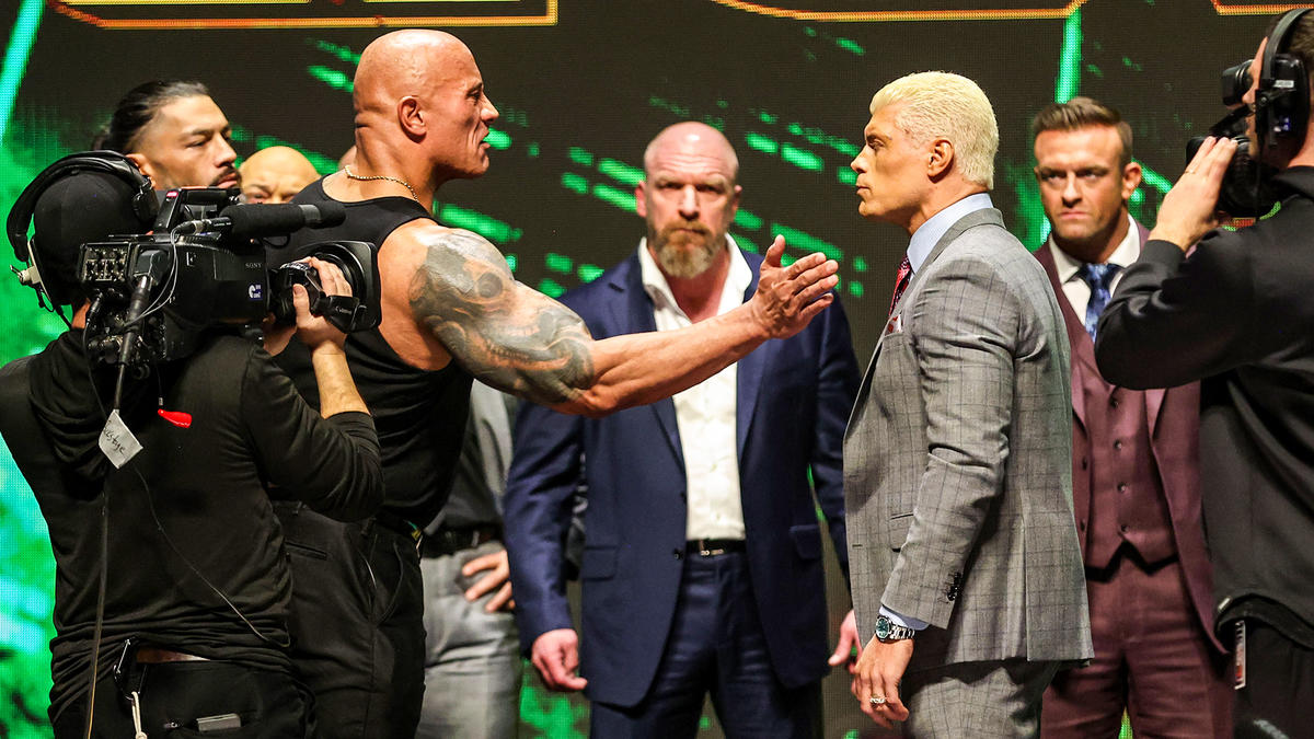 The Rock, Triple H & Cody Rhodes