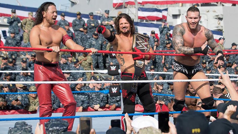 Shinsuke Nakamura, AJ Styles & Randy Orton