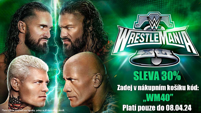 WrestlingShop: WrestleMania 40 sleva