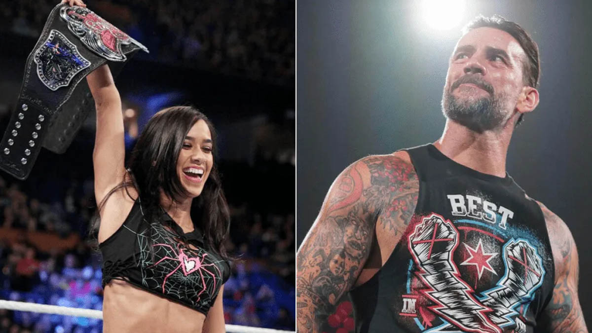 Rekce AJ Lee na to, že Roxanne Perez napadla jejího manžela CM Punka během WWE Live Eventu