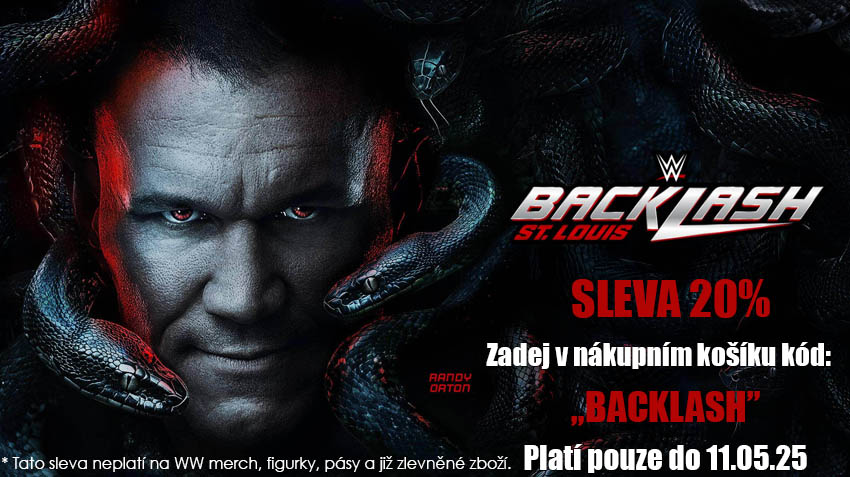 WrestlingShop: Speciální WWE Backlash 2025 sleva!