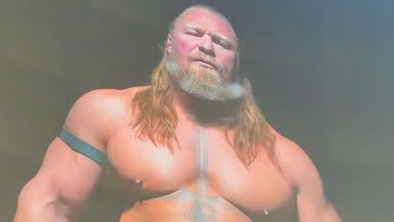 Brock Lesnar v překvapivém virtuálním cameu na koncertě v Las Vegas