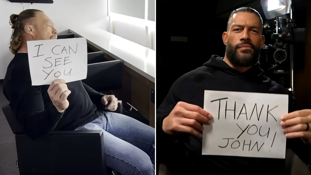 Reakce Johna Ceny na dojemnou poctu od hvězd WWE