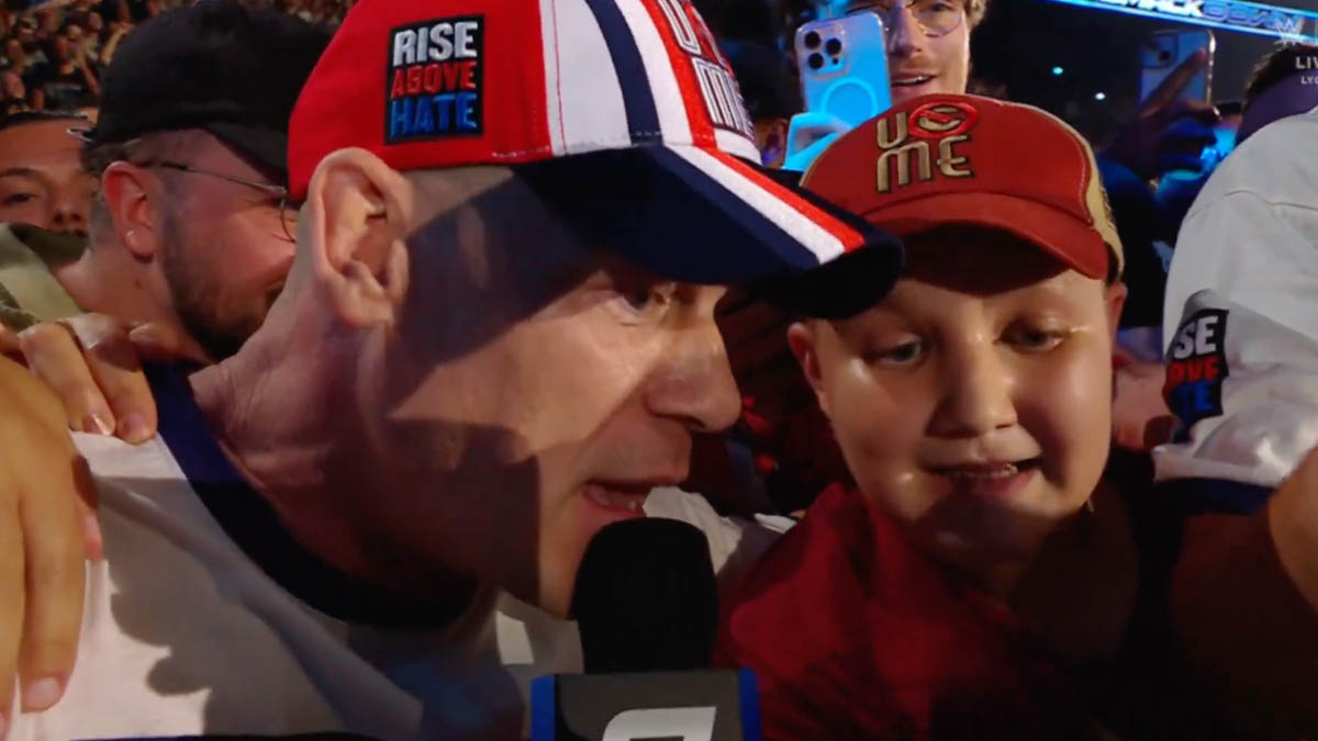 John Cena se omluvil chlapci, kterého před několika měsíci rozplakal