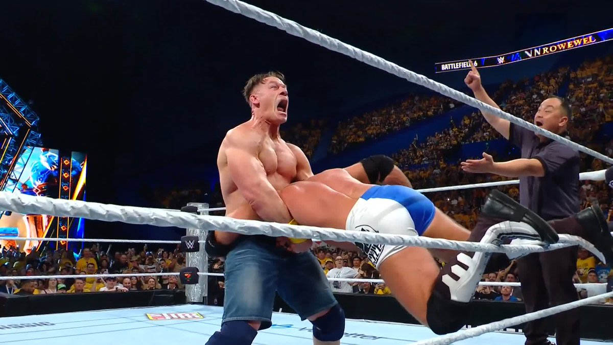 John Cena převedl na WWE Crown Jewel finishery několika svých bývalých rivalů
