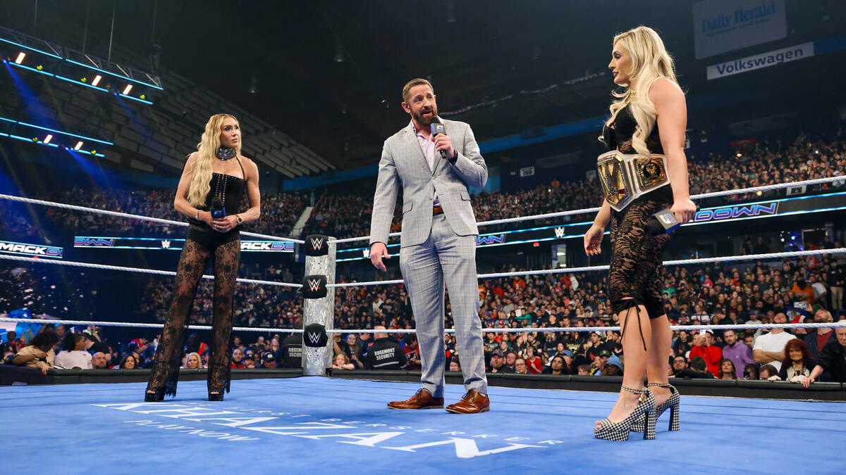 Charlotte Flair, Wade Barrett & Tiffany Stratton
