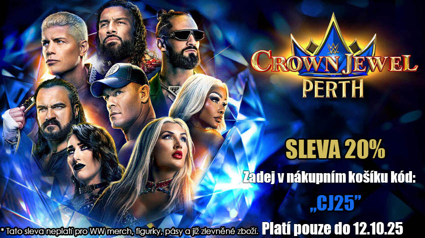 WrestlingShop: Speciální WWE Crown Jewel 2025 sleva!