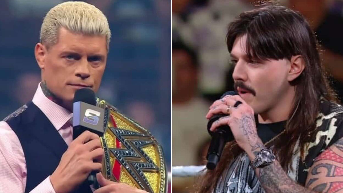 Reakce Dominika Mysteria na Codyho Rhodese, který ho nazval budoucností WWE