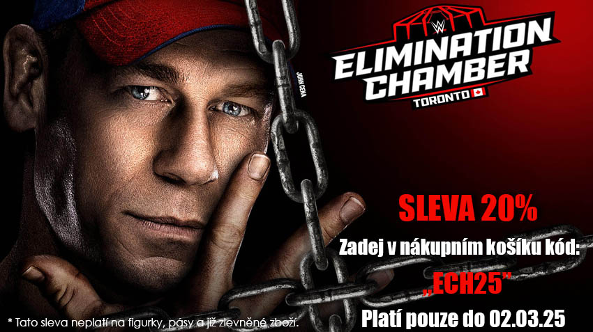 WrestlingShop: Speciální WWE Elimination Chamber sleva!
