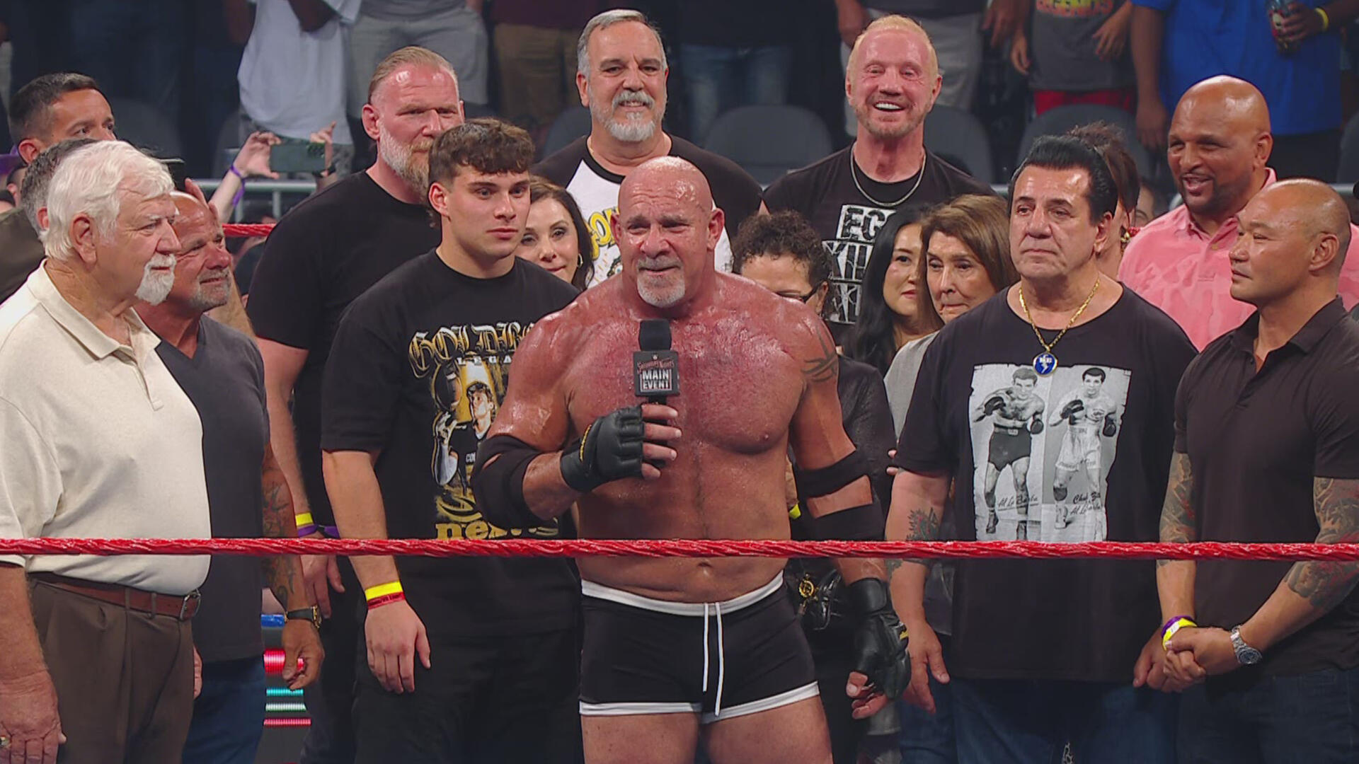 Reakce v zákulisí WWE na náhlé přerušení vysílání projevu Goldberga po jeho posledním zápase