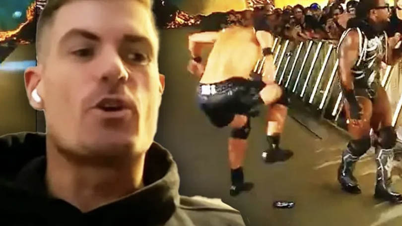 Grayson Waller tvrdí, že skutečně fanouškovi rozbil mobilní telefon v show RAW