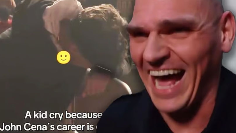 GUNTHER se posmívá plačícímu fanouškovi Johna Ceny