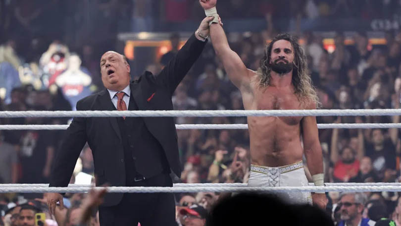 Paul Heyman & Seth Rollins