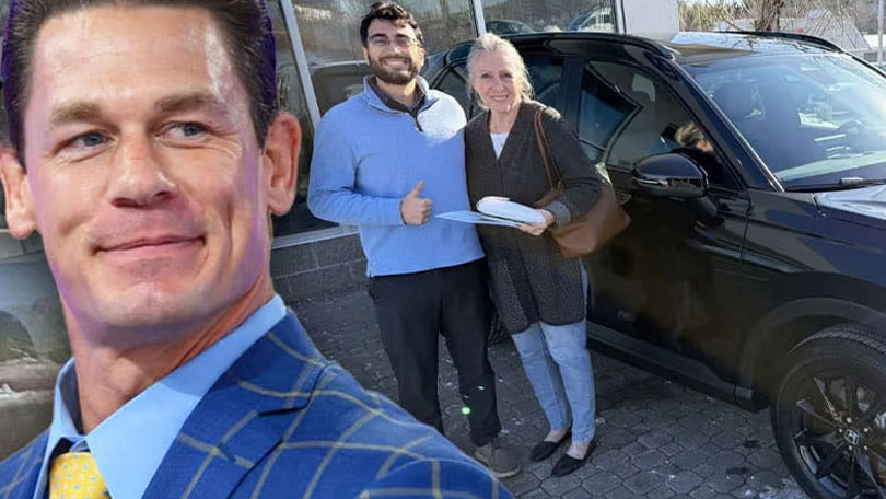 John Cena daroval své tetě k 80. narozeninám Hondu CR-V