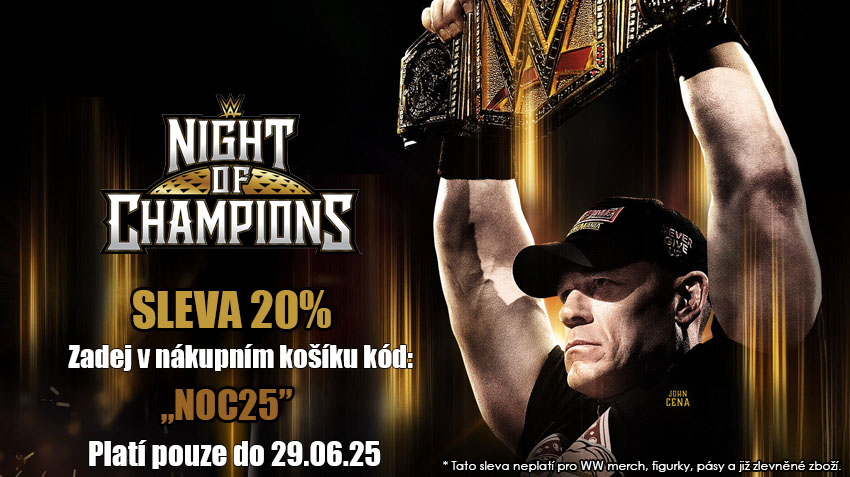 WrestlingShop: Speciální WWE Night of Champions 2025 sleva!