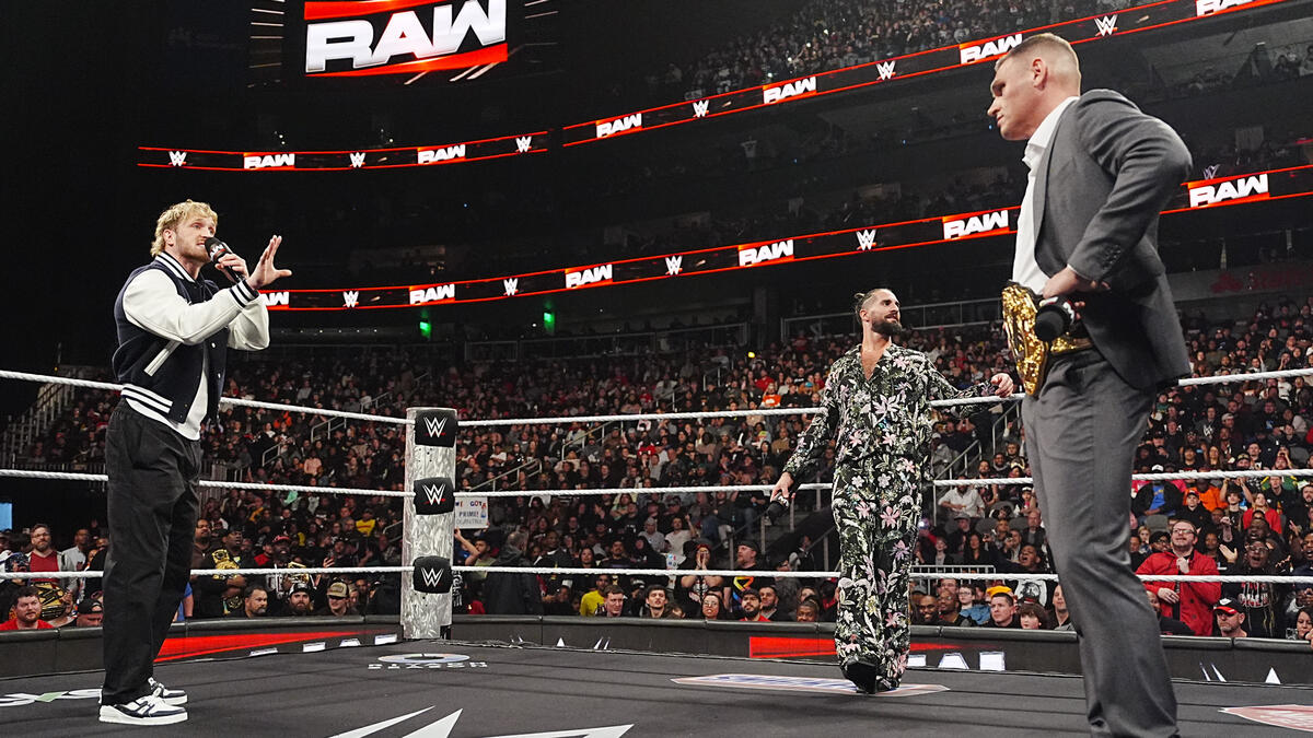 Logan Paul, Seth Rollins & GUNTHER