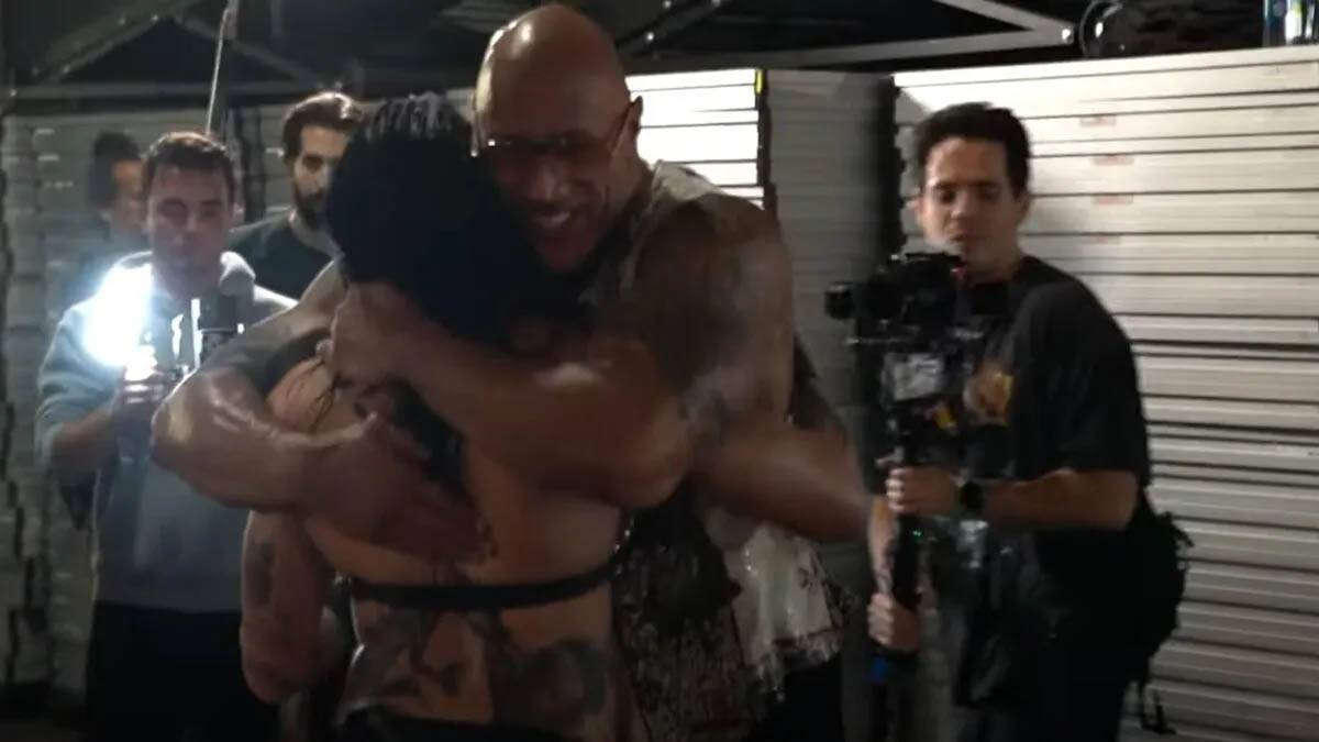 Rhea Ripley & The Rock