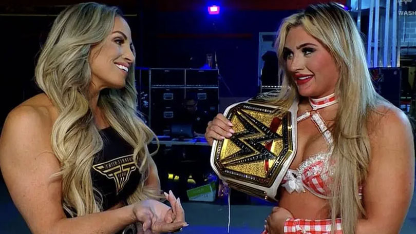 Zákulisní informace o zápase Tiffany Stratton vs. Trish Stratus