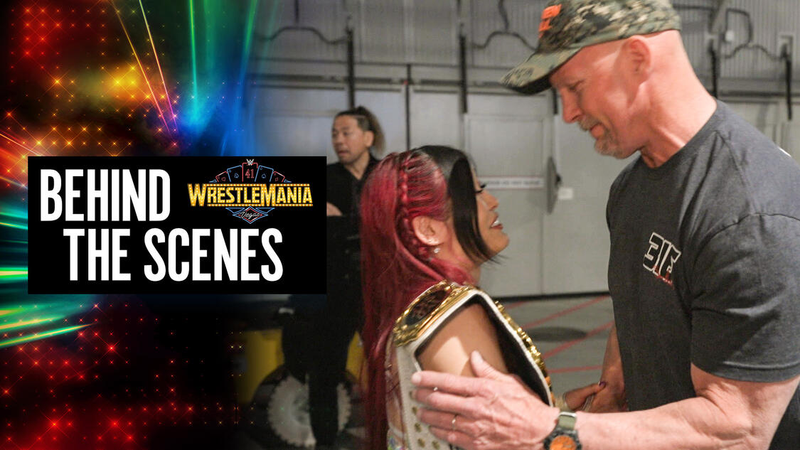 IYO Sky & Stone Cold Steve Austin