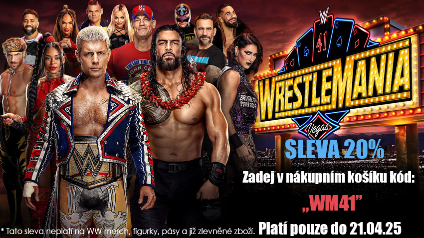 WrestlingShop: WrestleMania 41 sleva