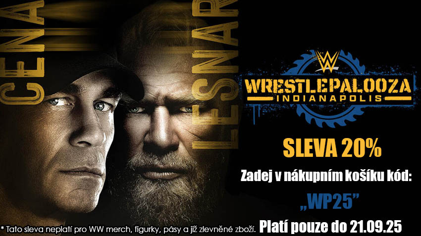 WrestlingShop: Speciální WWE Wrestlepalooza 2025 sleva!